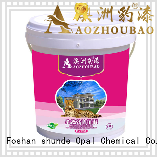 Opal matt outdoor house paint supplier for renovating house