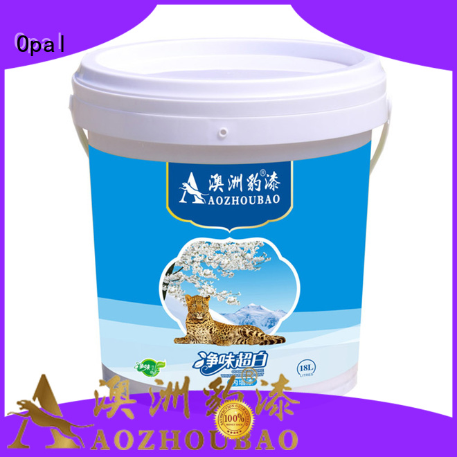 Opal antialkali interior latex paint with good price for family