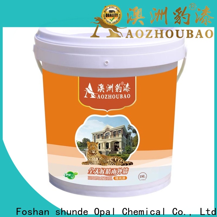 Opal high-quality outside wall paint manufacturer for renovating house