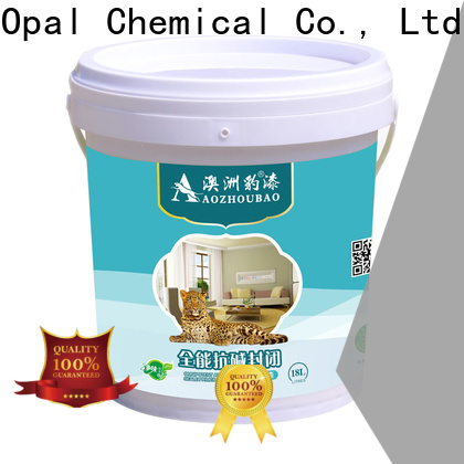 Opal eco-friendly washable emulsion paint supplier for UXA wall varnish