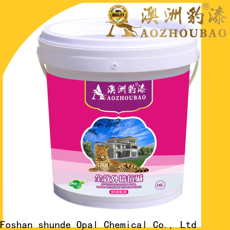 latest outside wall paint factory price for building