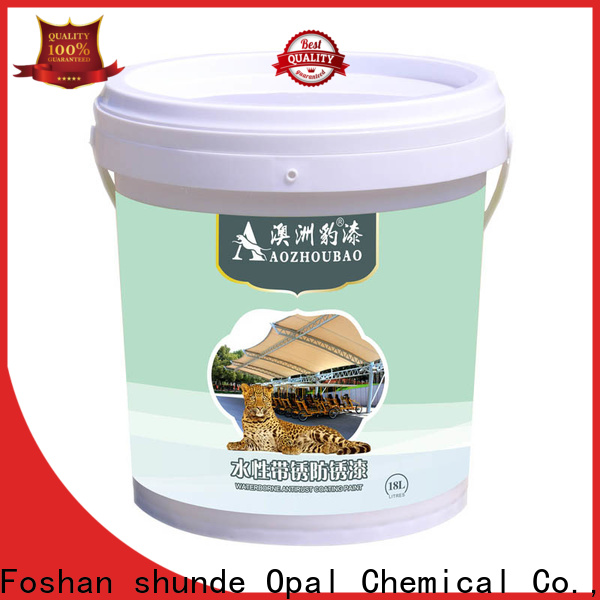 Opal anti-corrosion rust preventing paint customized for appliance paint