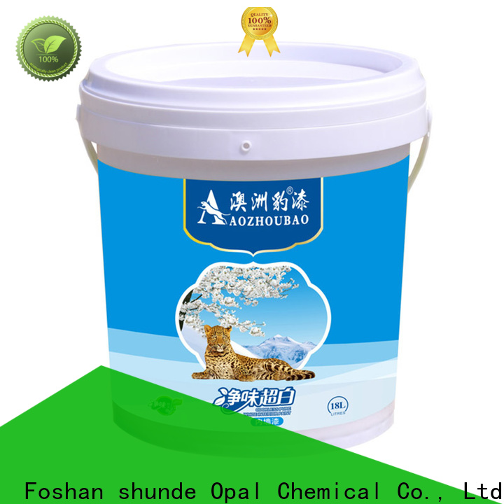 Opal odorless cheap emulsion paint factory for UXA wall varnish