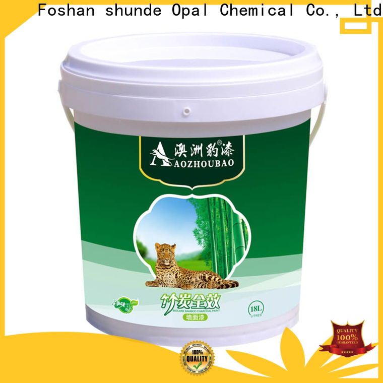 Opal eco-friendly washable emulsion paint factory for family