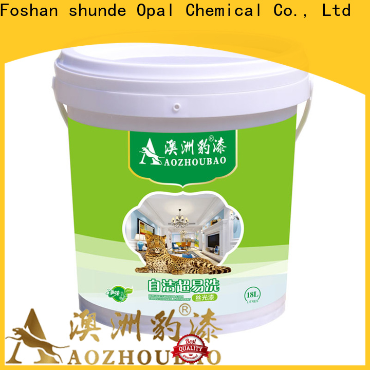 Opal antialkali interior textured paint factory for family