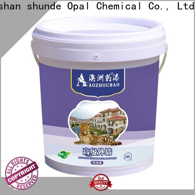 Opal exterior latex paint series for home use