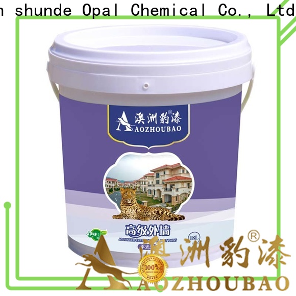 Opal top external wall paint directly sale for renovating house