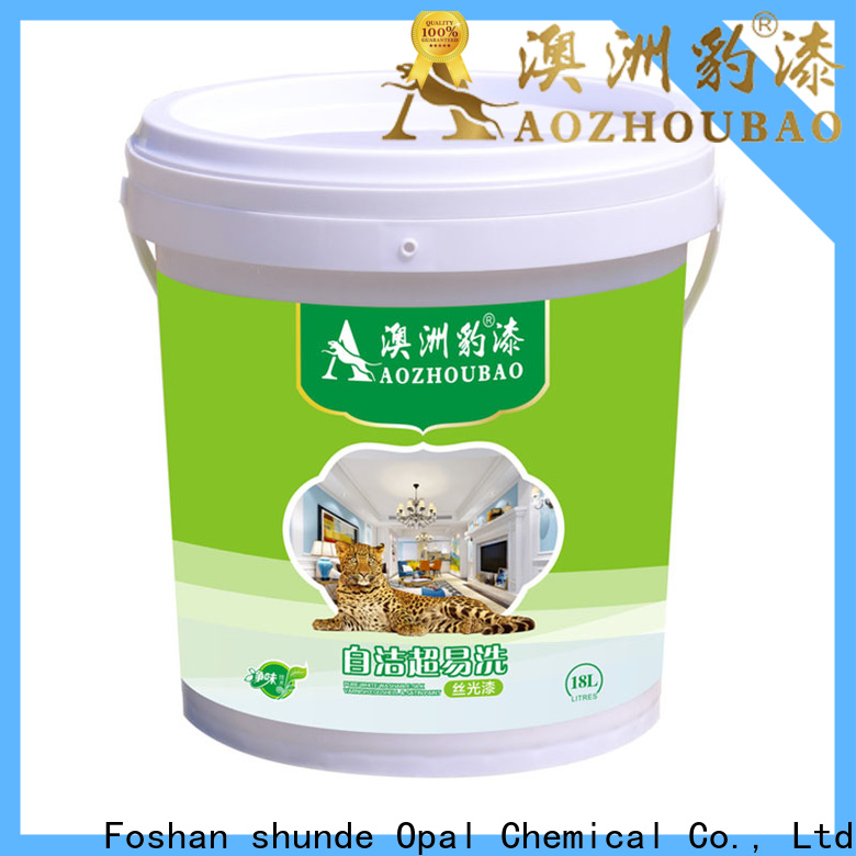 Opal antialkali interior emulsion paint manufacturer for renovating house