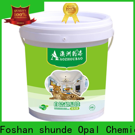 Opal odorless cheap emulsion paint wholesale for UXA wall varnish